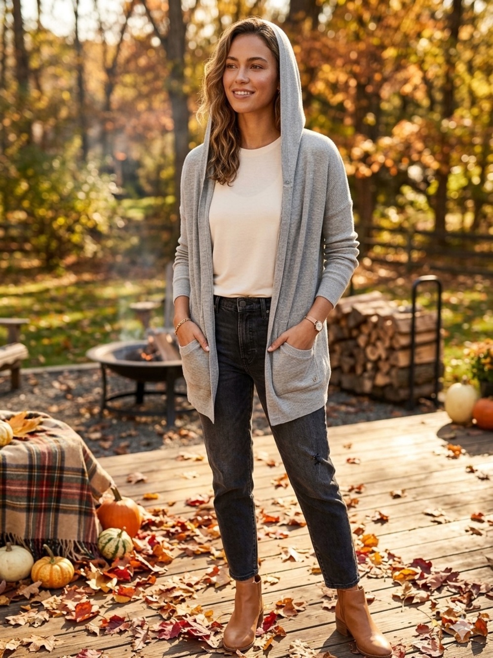 Lululemon Sundown hoodie grey Open front Cardigan Sweater Cozy and Comfort SizeM - Picture 1 of 9
